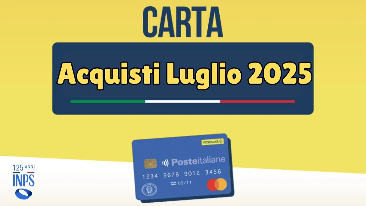 Pagamento Carta Acquisti Luglio 2025